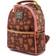 Loungefly Hello Kitty Pumpkin Spice Aop Mini Convertible Backpack - Brown