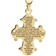 Lund Copenhagen Due To Daymark Cross Pendant - Gold