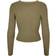 Urban Classics Ladies Short Rib Knit Cardigan - Khaki