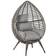 OutSunny Wicker Rattan Outdoor Egg Chair with Cushions