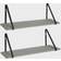 Kate and Laurel Soloman Wall Shelf 17.9" 2