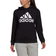 adidas Women's Loungewear Essentials Logo Fleece Hoodie - Black/White