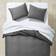 Supima Washed Sateen Duvet Cover Gray (243.84x233.68cm)