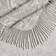 Beatrice Home Fashions Medallion Chenille Sängöverkast Grå (274.32x243.84cm)