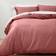 Supima Washed Sateen Duvet Cover Pink (279.4x243.84cm)