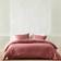 Supima Washed Sateen Duvet Cover Pink (279.4x243.84cm)