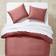 Supima Washed Sateen Duvet Cover Pink (279.4x243.84cm)