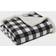 Eddie Bauer Buffalo Plaid Blankets Black (152.4x127cm)