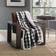 Eddie Bauer Buffalo Plaid Blankets Black (152.4x127cm)