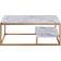 Teamson Home Versanora Marmo Artificial Marm/Brass Soffbord 50.8x102.2cm