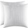 City Scene Variegated Pleats Pillow Case White (66.04x66.04)