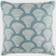 Safavieh Milla Shell Complete Decoration Pillows Beige, Blue (50.8x50.8cm)