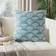 Safavieh Milla Shell Complete Decoration Pillows Beige, Blue (50.8x50.8cm)