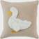 Safavieh Quackadilly Goose Complete Decoration Pillows White, Beige (50.8x50.8)