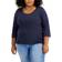 Tommy Hilfiger 3/4 Sleeve T-shirt Plus Size - Sky Captain