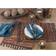 Saro Lifestyle Cuir Chindi Place Mat Brown (50.8x35.56cm)