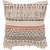 LR Home Chic Fringe Complete Decoration Pillows Beige (45.72x45.72cm)