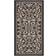 Safavieh Courtyard Black, Beige 31x60"