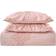 Christian Siriano Georgia Rouched Duvet Cover Pink (228.6x228.6cm)