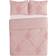 Christian Siriano Georgia Rouched Duvet Cover Pink (228.6x228.6cm)