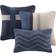 Madison Park Palisades Bed Linen Blue (228.6x228.6)