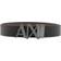 Armani Exchange Men's Ax Buckle Belt - Black/Dark Brown