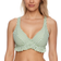 Freya Check in High Apex Bikini Top - Khaki