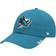 '47 San Jose Sharks Team Miata Clean Up Adjustable Hat Women - Teal