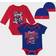 Mitchell & Ness Denver Nuggets Hardwood Classics Bodysuits & Cuffed Knit Beanies Set Infant