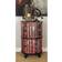 Zimlay Traditional Circular Storage Cabinet 18x29"