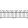 Sunnydaze Strasbourg Fence with Posts 2-pack