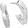 Sif Jakobs Ferrara Earrings - Silver/Transparent