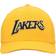 Mitchell & Ness Los Angeles Lakers Metal Logo Snapback Hat Men - Gold