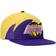 Mitchell & Ness Los Angeles Lakers Hardwood Classics Sharktooth Snapback Hat Men - Gold/Purple