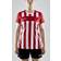 Craft Progress 2.0 Stripe Jersey T-shirt Women - Bright Red/White