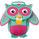 Affenzahn Small Friend Owl - Turquoise/Rose/Yellow