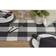 Saro Lifestyle Birmingham Tablecloth Black (274.32x40.64cm)