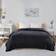 Intelligent Design Microlight Plush Blankets Black (233.68x228.6cm)