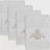 Linum Home Textiles Scarlet Embellished Dishcloth White (33.02x33.02cm)