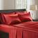 Madison Park Essentials Bed Sheet Red (259.08x228.6cm)