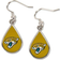 WinCraft Jacksonville Jaguars Tear Drop Dangle Earrings