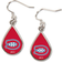 WinCraft Montreal Canadiens Tear Drop Dangle Earrings