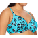 Elomi Plus Size Kotiya Plunge Underwire Bikini Top - Lagoon