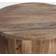 The Urban Port Hand-Carved Drum Small Table 21"