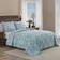 Tommy Bahama Turtle Cove Quilts Blue (223.52x172.72cm)