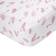 Aden + Anais Cotton Muslin Crib Sheet Rose - Swans 28x52"