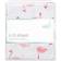 Aden + Anais Cotton Muslin Crib Sheet Rose - Swans 28x52"