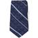 DC Comics Superman Stripe Pattern Silk Tie - Blue