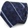 DC Comics Superman Stripe Pattern Silk Tie - Blue