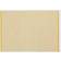 Eco-Friendly Chambray Fine Ribbed 6-pack Bordstablett Guld (48.26x33.02cm)